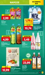 Gazetka promocyjna Lidl - GAZETKA - Gazetka - ważna od 30.03 do 30.03.2024 - strona 63 - produkty: Kurkuma, Nałęczowianka, Sok, Por, Oleofarm, Premiere, Ice tea, Napoje, Lipton, Napój gazowany, Smoothie, Woda mineralna, Kubuś, Woda, Herbata, Mango, Napój, Oleo, Mięta, Imbir, Fa