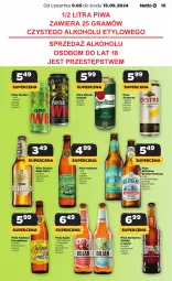 Gazetka promocyjna Netto - Artykuły spożywcze - Gazetka - ważna od 15.05 do 15.05.2024 - strona 15 - produkty: Piwa, Piwo, Por, Gra, Pilsner Urquell, Fortuna