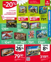 Gazetka promocyjna Selgros - Oferta przemysłowa - Gazetka - ważna od 14.04 do 14.04.2021 - strona 33 - produkty: Pociąg pasażerski, Minecraft, Amol, LEGO Minecraft, LEGO Ninjago, Pociąg, LEGO Friends, LEGO Technic, Pojazd, LEGO, LEGO City, Klocki, Traktor, Samolot, LG, Fa