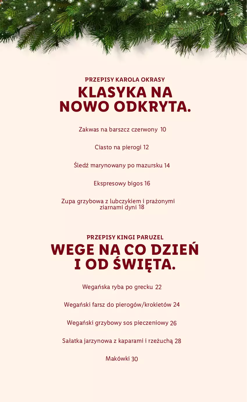 Gazetka promocyjna Lidl - Katalog Święta Deluxe - ważna 13.11 do 26.12.2023 - strona 2 - produkty: Bigos, Fa, Piec, Pierogi, Ryba, Ryba po grecku, Sałat, Sałatka, Sos, Sos pieczeniowy, Zupa