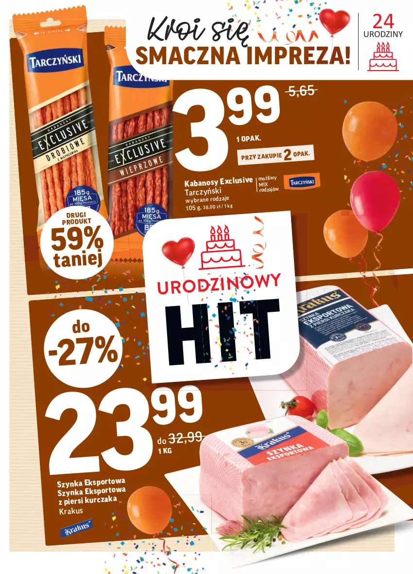 Gazetka promocyjna Intermarche - Gazetka promocyjna - ważna 28.09 do 04.10.2021 - strona 15 - produkty: Kabanos, Por, Tarczyński