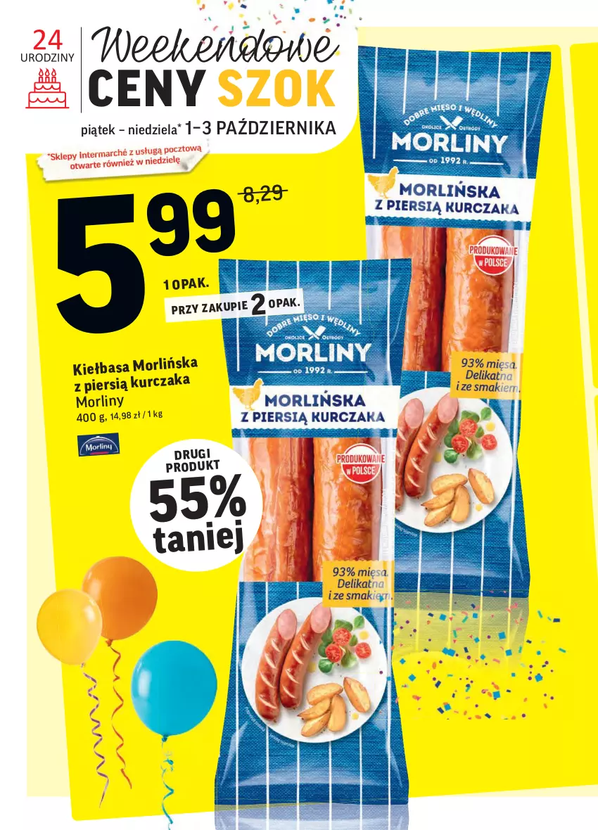 Gazetka promocyjna Intermarche - Gazetka promocyjna - ważna 28.09 do 04.10.2021 - strona 47 - produkty: Kurczak, Morliny