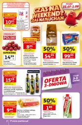Gazetka promocyjna Auchan - Gazetka 30 Lat Supermarket Auchan - Gazetka - ważna od 05.08 do 05.08.2026 - strona 2 - produkty: Piwo, Mop, JBL, Gin, Kawa ziarnista, Rama, Jaja, Kawa, Vileda, Lavazza, Owoce, Kiełbasa, Mleko