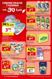Gazetka promocyjna Auchan - Gazetka 30 Lat Supermarket Auchan - Gazetka - ważna od 05.08 do 05.08.2026 - strona 4 - produkty: Mozzarella, Ser, Brie, Activia, Serek, Camembert, Napój mleczny, Ser pleśniowy, Masło, Napój, Almette, Mleko