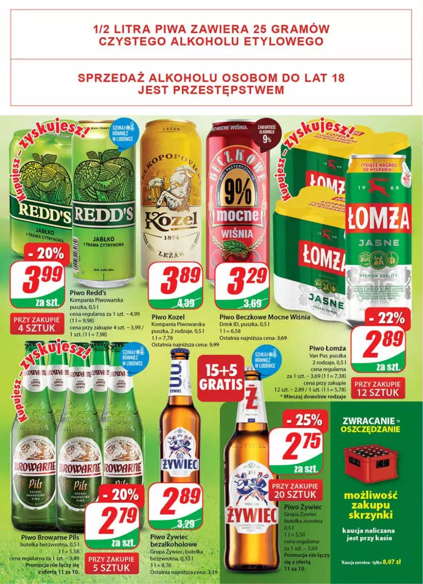 Gazetka promocyjna Dino - G24 - ważna 14.06 do 20.06.2023 - strona 16 - produkty: Kozel, Piwo, Pur