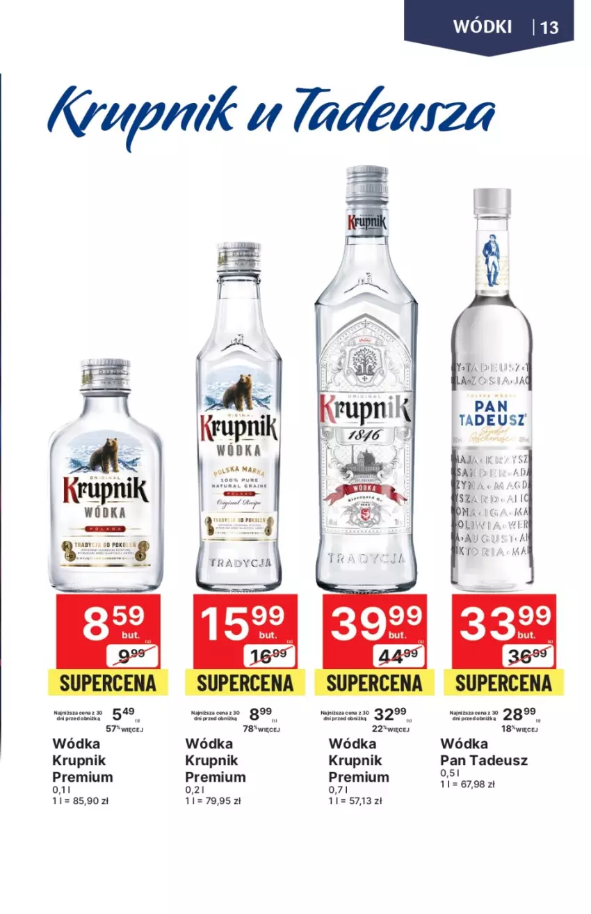 Gazetka promocyjna Delikatesy Centrum - DeliBarek DC42/DC43 - ważna 26.10 do 08.11.2023 - strona 13 - produkty: Gin, Gra, Krupnik, Pur, Wódka