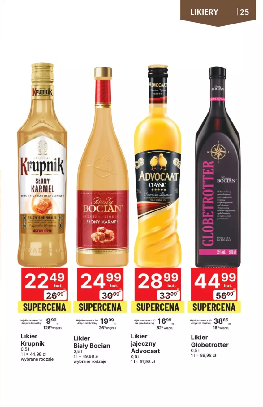 Gazetka promocyjna Delikatesy Centrum - DeliBarek DC42/DC43 - ważna 26.10 do 08.11.2023 - strona 25 - produkty: Advocaat, Biały Bocian, Krupnik, Likier, Likier jajeczny