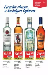 Gazetka promocyjna Delikatesy Centrum - DeliBarek DC42/DC43 - Gazetka - ważna od 08.11 do 08.11.2023 - strona 27 - produkty: Gin, Metaxa, Lack, Bacardi, Brandy