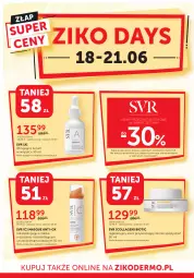 Gazetka promocyjna Ziko - Gazetka Ziko Dermo - Gazetka - ważna od 26.06 do 26.06.2024 - strona 10 - produkty: SVR, Ser, Rum, Serum, Mars, Maska