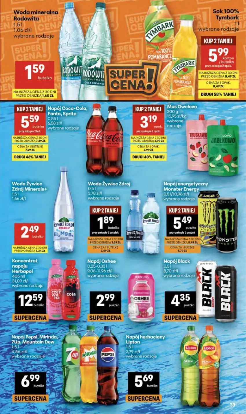 Gazetka promocyjna Delikatesy Centrum - Franczyza DC36 Czwartek - ważna 03.09 do 09.09.2026 - strona 33 - produkty: Jabłka, Sok