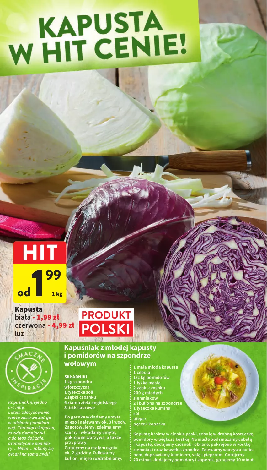 Gazetka promocyjna Intermarche - Gazetka Intermarche - ważna 24.08 do 30.08.2023 - strona 11 - produkty: Bulion, Cebula, Czosnek, Kawa, Laur, Lion, Mięso, Pieprz, Pomidory, Przyprawy, Ser, Sól, Warzywa, Ziemniaki