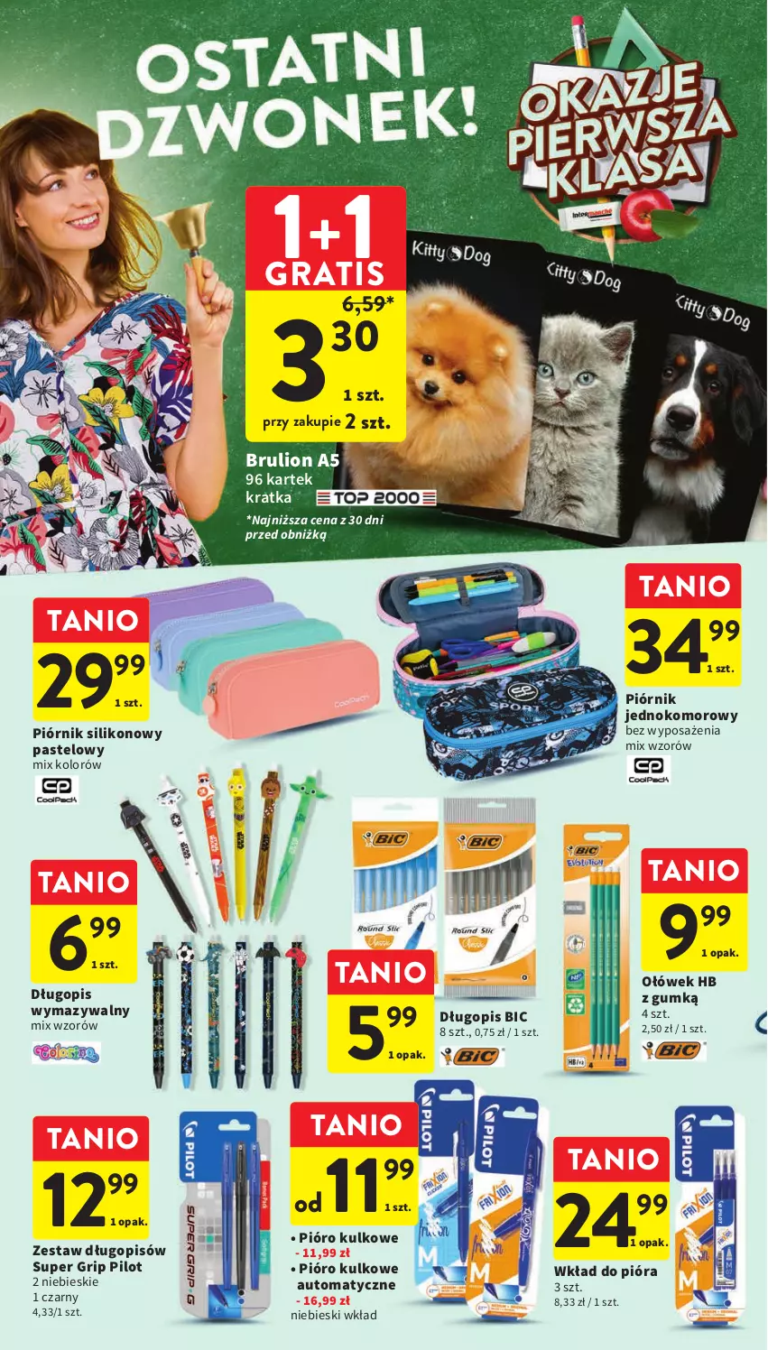 Gazetka promocyjna Intermarche - Gazetka Intermarche - ważna 24.08 do 30.08.2023 - strona 37 - produkty: BIC, Długopis, Gra, Lion, Piórnik