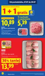 Gazetka promocyjna Lidl - Gazetka ważna od 27.07 do 29.07 - Gazetka - ważna od 29.07 do 29.07.2026 - strona 12 - produkty: Kurczak, Mięso mielone, Mięso mielone z łopatki wieprzowej, Gra, Mięso