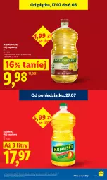 Gazetka promocyjna Lidl - Gazetka ważna od 27.07 do 29.07 - Gazetka - ważna od 29.07 do 29.07.2026 - strona 15 - produkty: Kujawski, Olej rzepakowy, Olej