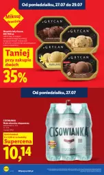 Gazetka promocyjna Lidl - Gazetka ważna od 27.07 do 29.07 - Gazetka - ważna od 29.07 do 29.07.2026 - strona 22 - produkty: Gry, Lody, Woda mineralna, Woda, Cisowianka
