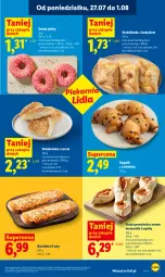 Gazetka promocyjna Lidl - Gazetka ważna od 27.07 do 29.07 - Gazetka - ważna od 29.07 do 29.07.2026 - strona 55 - produkty: Mozzarella, Ser, Rust, Prosciutto, Rogal, Donut