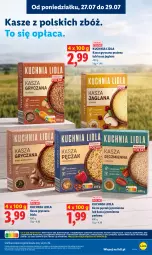 Gazetka promocyjna Lidl - Gazetka ważna od 27.07 do 29.07 - Gazetka - ważna od 29.07 do 29.07.2026 - strona 65 - produkty: Kasza jaglana, Gry, Gra, Kasza jęczmienna, Kuchnia, LANA, Kasza, Kasza gryczana, Grafika