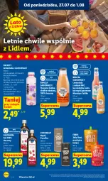 Gazetka promocyjna Lidl - Gazetka ważna od 27.07 do 29.07 - Gazetka - ważna od 29.07 do 29.07.2026 - strona 70 - produkty: Sok, Mus, Gra, Oleofarm, Lemoniada, Granat, Napój gazowany, Cappuccino, Napój, Oleo, Liczi, Fa