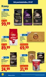 Gazetka promocyjna Lidl - Gazetka ważna od 27.07 do 29.07 - Gazetka - ważna od 29.07 do 29.07.2026 - strona 76 - produkty: Kawa ziarnista, Kawa mielona, Kawa, Lavazza