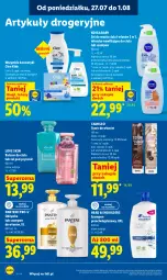 Gazetka promocyjna Lidl - Gazetka ważna od 27.07 do 29.07 - Gazetka - ważna od 29.07 do 29.07.2026 - strona 84 - produkty: Pantene, Balsam do ciała, Mleczko, Eleo, Szampon, Odżywka, Nivea Baby, Nivea