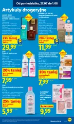 Gazetka promocyjna Lidl - Gazetka ważna od 27.07 do 29.07 - Gazetka - ważna od 29.07 do 29.07.2026 - strona 85 - produkty: Woda perfumowana, Bell, Płyn micelarny, Perfum, Pianka do mycia twarzy, Krem przeciwzmarszczkowy, Maska w płachcie, Mars, Roller, Woda, Maska