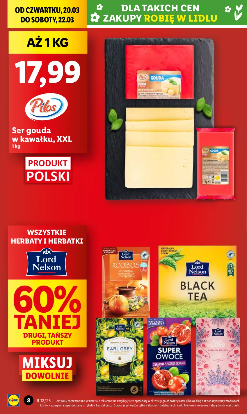 Gazetka promocyjna Lidl - GAZETKA - ważna 20.03 do 22.03.2025 - strona 8 - produkty: Gouda, Kawa, Ser