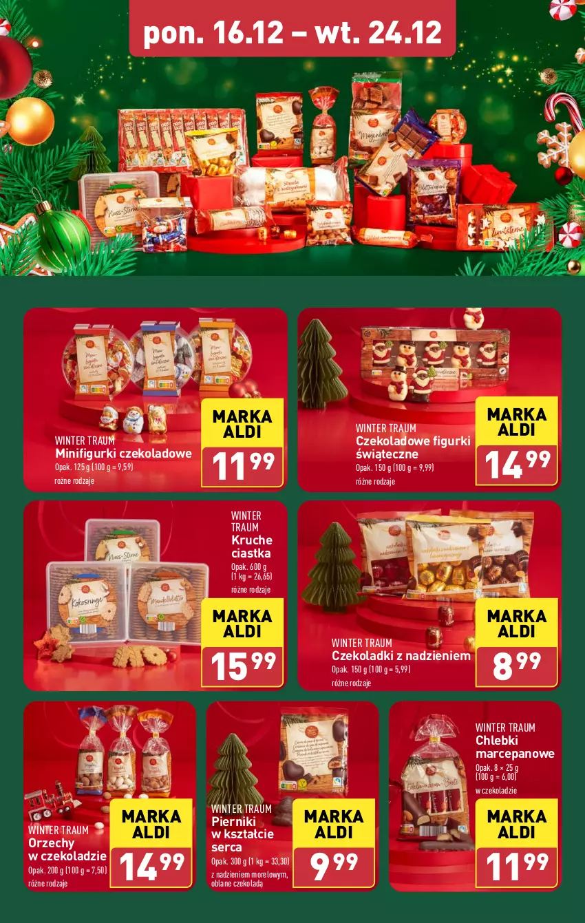 Gazetka promocyjna Aldi - Pełna oferta - ważna 16.12 do 24.12.2024 - strona 19 - produkty: Chleb, Ciastka, Orzechy w czekoladzie, Piernik, Ser