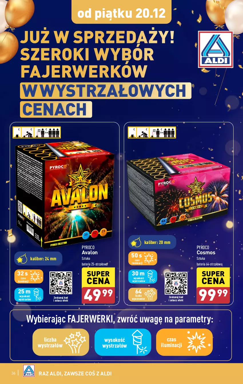 Gazetka promocyjna Aldi - Pełna oferta - ważna 16.12 do 24.12.2024 - strona 36 - produkty: Bateria, Fa, Sok, Strzałów