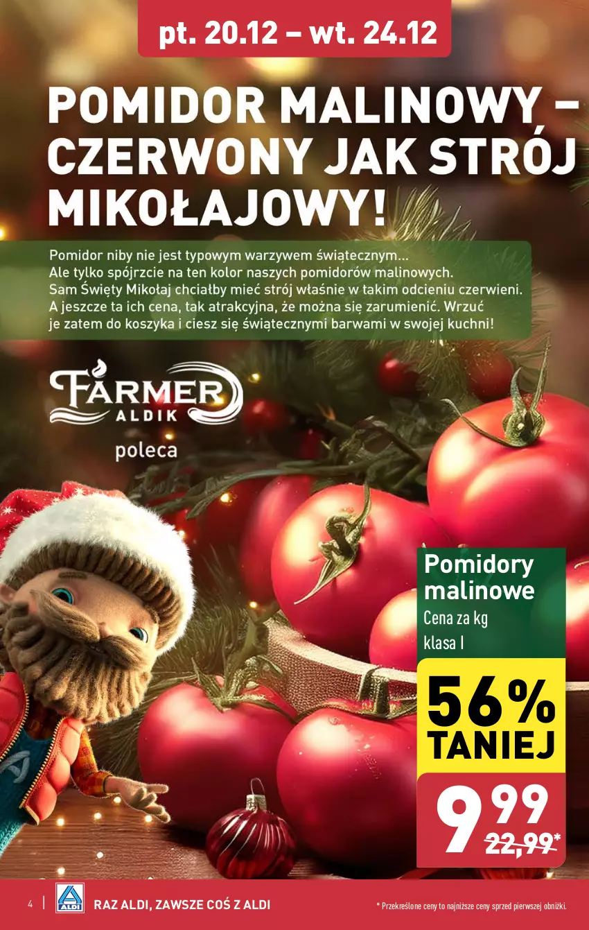 Gazetka promocyjna Aldi - Pełna oferta - ważna 16.12 do 24.12.2024 - strona 4 - produkty: Pomidory