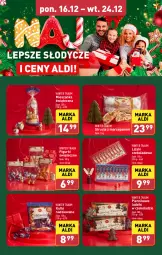 Gazetka promocyjna Aldi - Pełna oferta - Gazetka - ważna od 24.12 do 24.12.2024 - strona 18 - produkty: Strucla, Piernik, Lizaki czekoladowe, Lizaki, Strucla z marcepanem