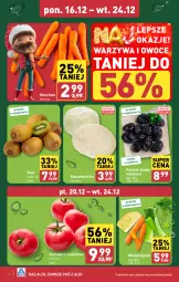 Gazetka promocyjna Aldi - Pełna oferta - Gazetka - ważna od 24.12 do 24.12.2024 - strona 2 - produkty: Warzywa, Warzywa i owoce, Kosz, Kiwi, Owoce, Pomidory