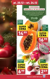 Gazetka promocyjna Aldi - Pełna oferta - Gazetka - ważna od 24.12 do 24.12.2024 - strona 5 - produkty: Papaja, Liczi