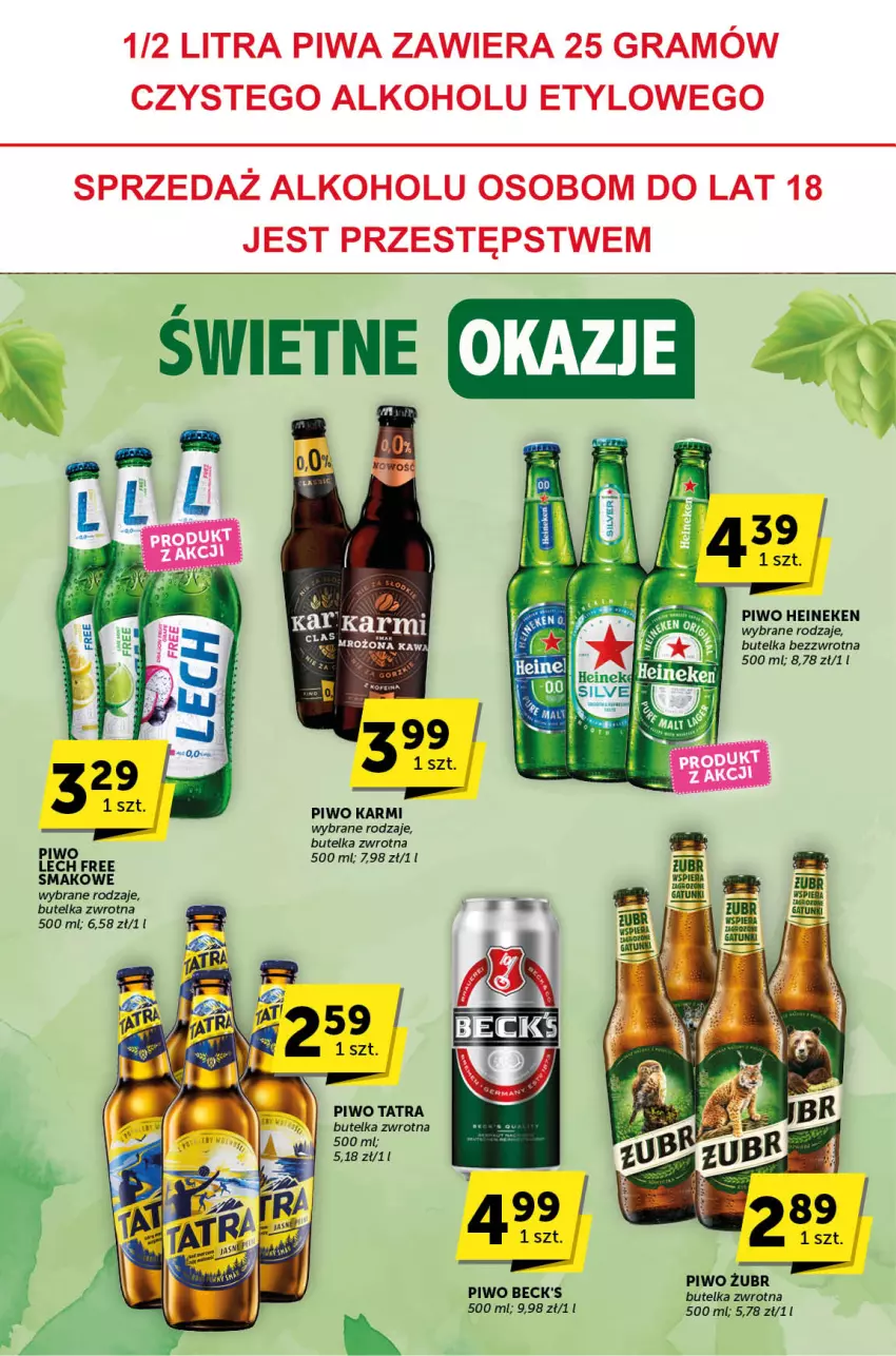 Gazetka promocyjna ABC - ważna 17.10 do 29.10.2024 - strona 30 - produkty: Gra, Heineken, Karmi, Piwa, Piwo, Tatra