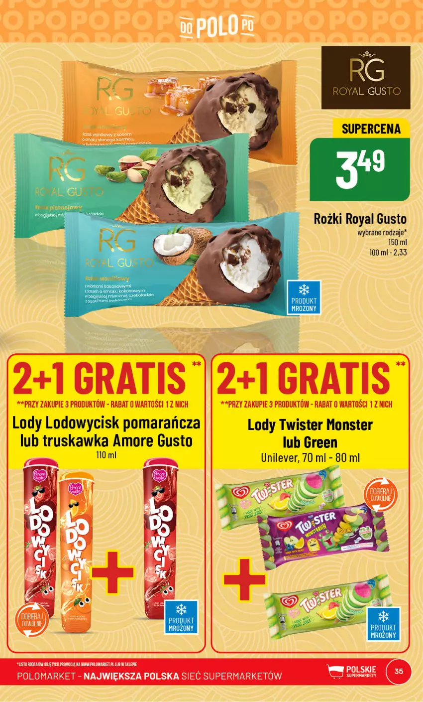 Gazetka promocyjna PoloMarket - Gazetka pomocyjna - ważna 09.08 do 14.08.2023 - strona 35 - produkty: Gra, Lody