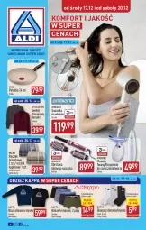 Gazetka promocyjna Aldi - Artykuły przemysłowe i tekstylia - Gazetka - ważna od 20.12 do 20.12.2025 - strona 1 - produkty: Ręcznik kąpielowy, Sweter, Ser, Karp, Masażer, Dres, Tefal, Ręcznik, Mexx, Suszarka, Patelnia, Bluza, Bluza dresowa, Bokserki, Fa