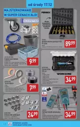 Gazetka promocyjna Aldi - Artykuły przemysłowe i tekstylia - Gazetka - ważna od 20.12 do 20.12.2025 - strona 6 - produkty: Noż, Mop, Miarka, Taśma montażowa, Klej, Wkręt, Rolki, Tytan, Wiadro, Haczyk