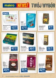 Gazetka promocyjna Makro - Najlepsze oferty - oferta z alkoholem - Gazetka - ważna od 29.05 do 29.05.2023 - strona 8 - produkty: Tchibo, Kawa rozpuszczalna, Kawa ziarnista, Praliny, Lindor, Dallmayr, Kawa, Dilmah, Tchibo Barista, Jacobs, Herbata, Merci, Kokos