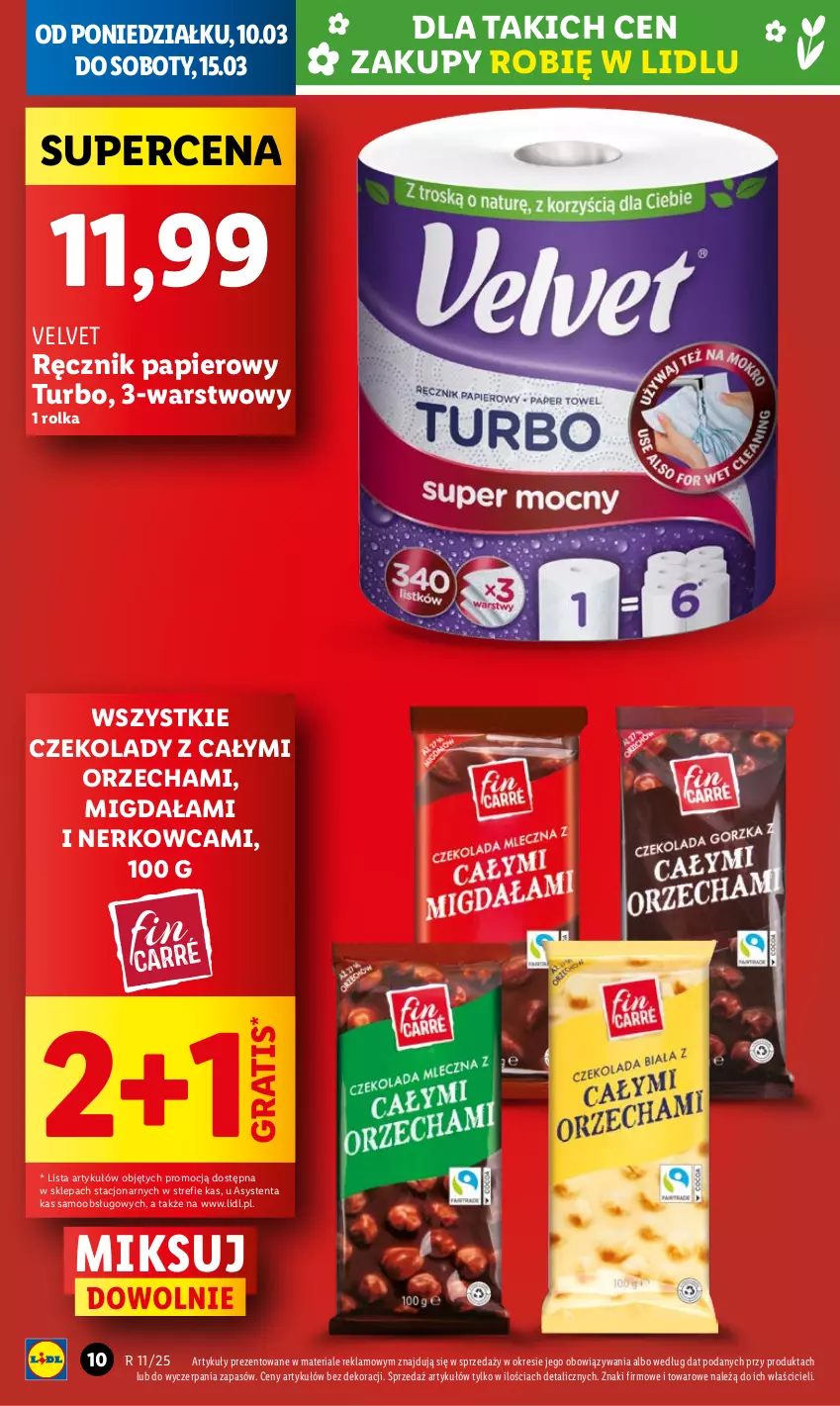 Gazetka promocyjna Lidl - GAZETKA - ważna 10.03 do 12.03.2025 - strona 10 - produkty: Gra, Papier, Ręcznik, Velvet