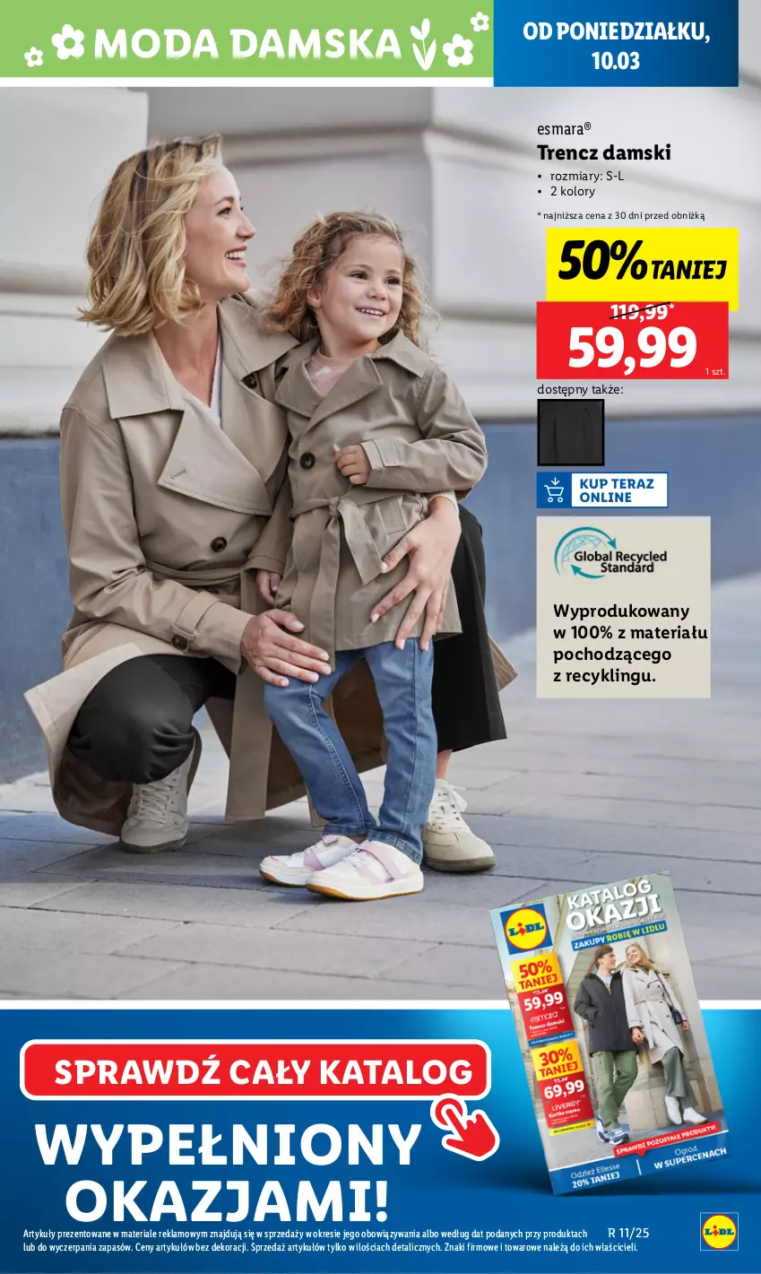 Gazetka promocyjna Lidl - GAZETKA - ważna 10.03 do 12.03.2025 - strona 15 - produkty: Moda, Trencz