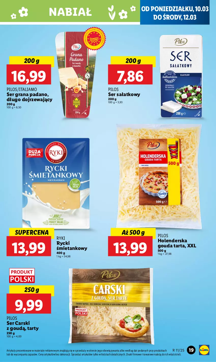 Gazetka promocyjna Lidl - GAZETKA - ważna 10.03 do 12.03.2025 - strona 21 - produkty: Cars, Gouda, Gra, Pilos, Sałat, Ser, Tarta