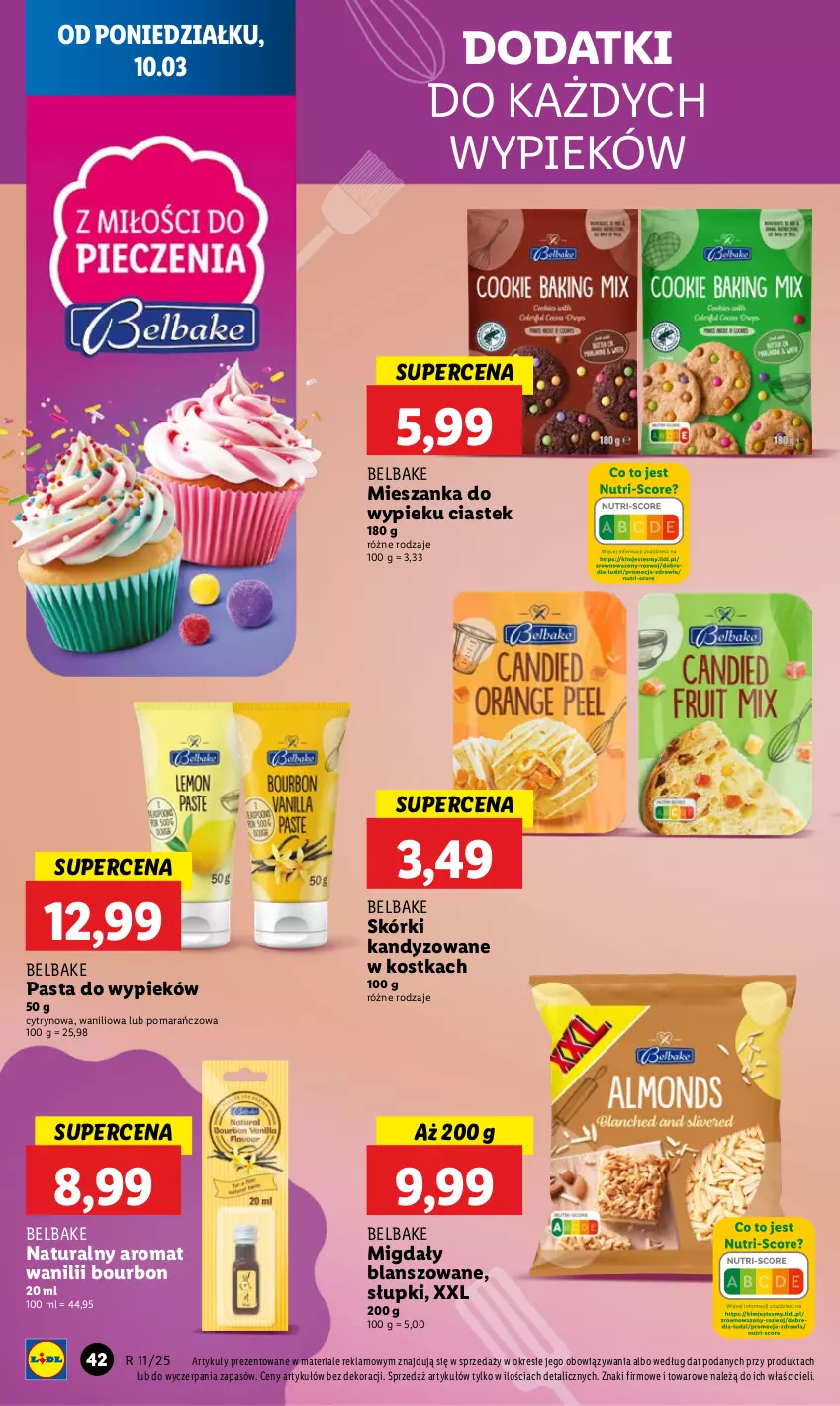 Gazetka promocyjna Lidl - GAZETKA - ważna 10.03 do 12.03.2025 - strona 48 - produkty: Bourbon, Migdały, Stek