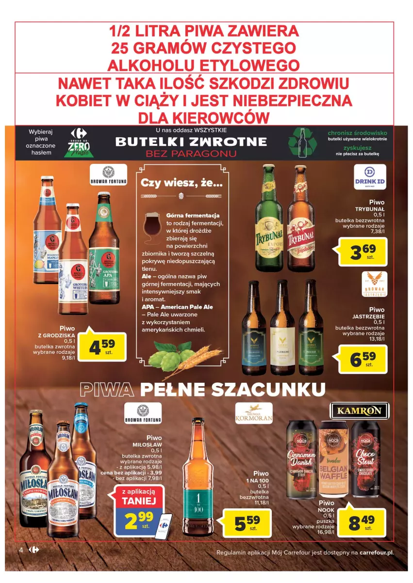 Gazetka promocyjna Carrefour - Gazetka Piwne klasyki - ważna 07.06 do 26.06.2022 - strona 4 - produkty: Drożdże, Gra, Piec, Piwa, Piwo