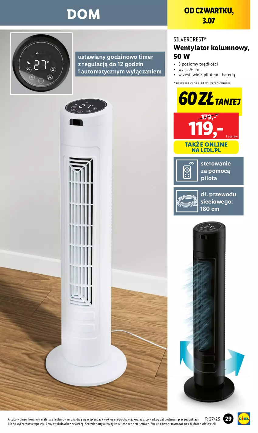 Gazetka promocyjna Lidl - GAZETKA - ważna 30.06 do 05.07.2025 - strona 29 - produkty: Silvercrest