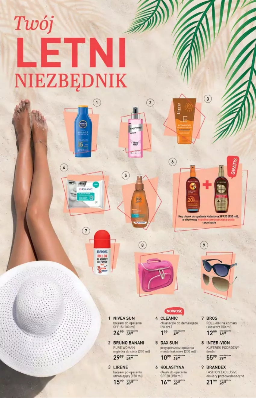 Gazetka promocyjna Drogerie Jawa - ważna 01.07 do 04.08.2021 - strona 2 - produkty: Bruno Banani, Chusteczki, Cleanic, DAX, Fa, Lirene, Makijaż, Nivea, Olej, Pur