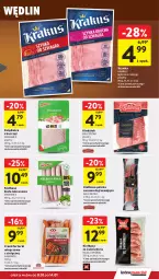 Gazetka promocyjna Intermarche - Gazetka Intermarche - Gazetka - ważna od 14.01 do 14.01.2026 - strona 15 - produkty: Polędwica, Krakus, BIC, Drobimex, Kindziuk, Madej Wróbel, Szynka, Frankfurterki, Kiełbasa biała, Kabanos, Kiełbasa