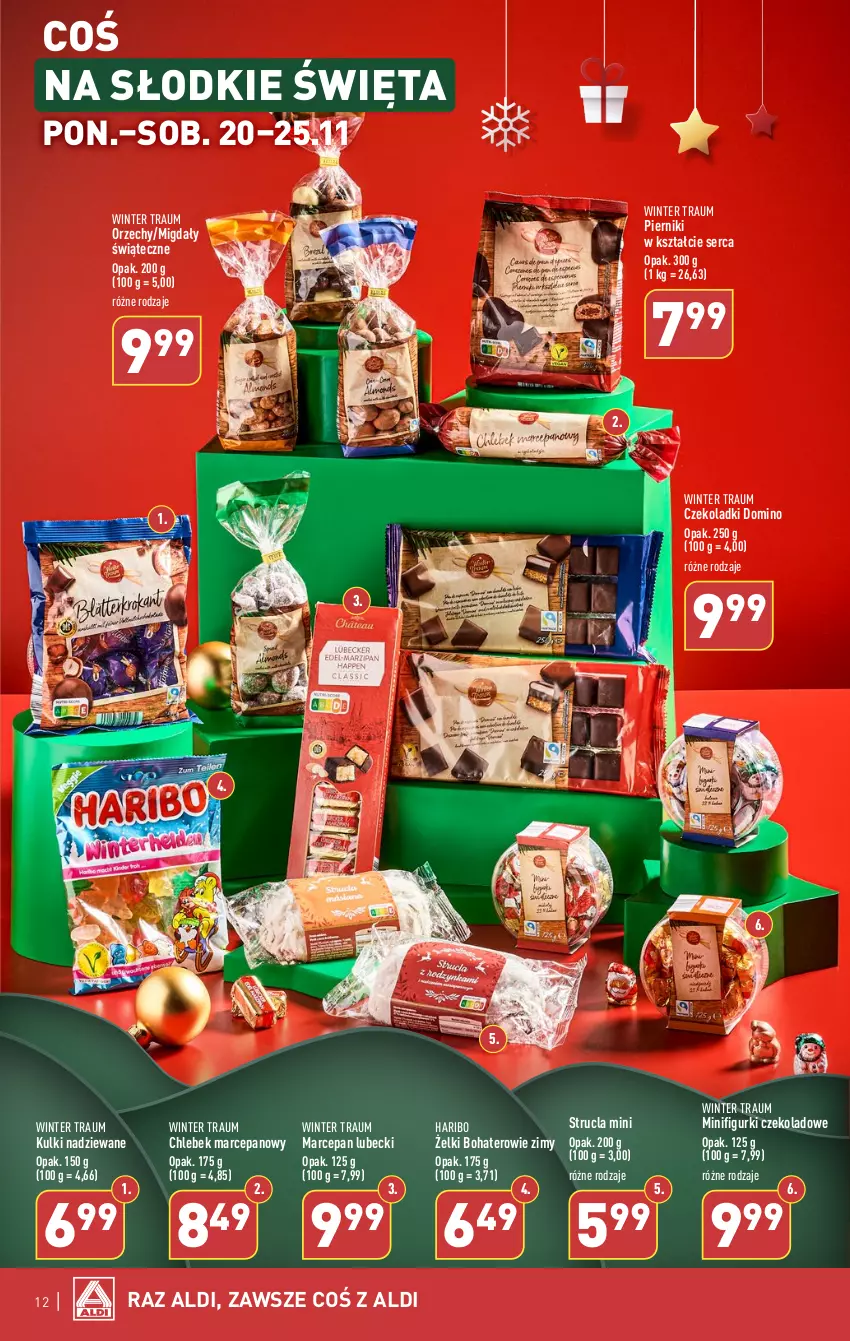 Gazetka promocyjna Aldi - Pełna oferta - ważna 20.11 do 25.11.2023 - strona 12 - produkty: Chleb, Haribo, Migdały, Piernik, Ser, Strucla