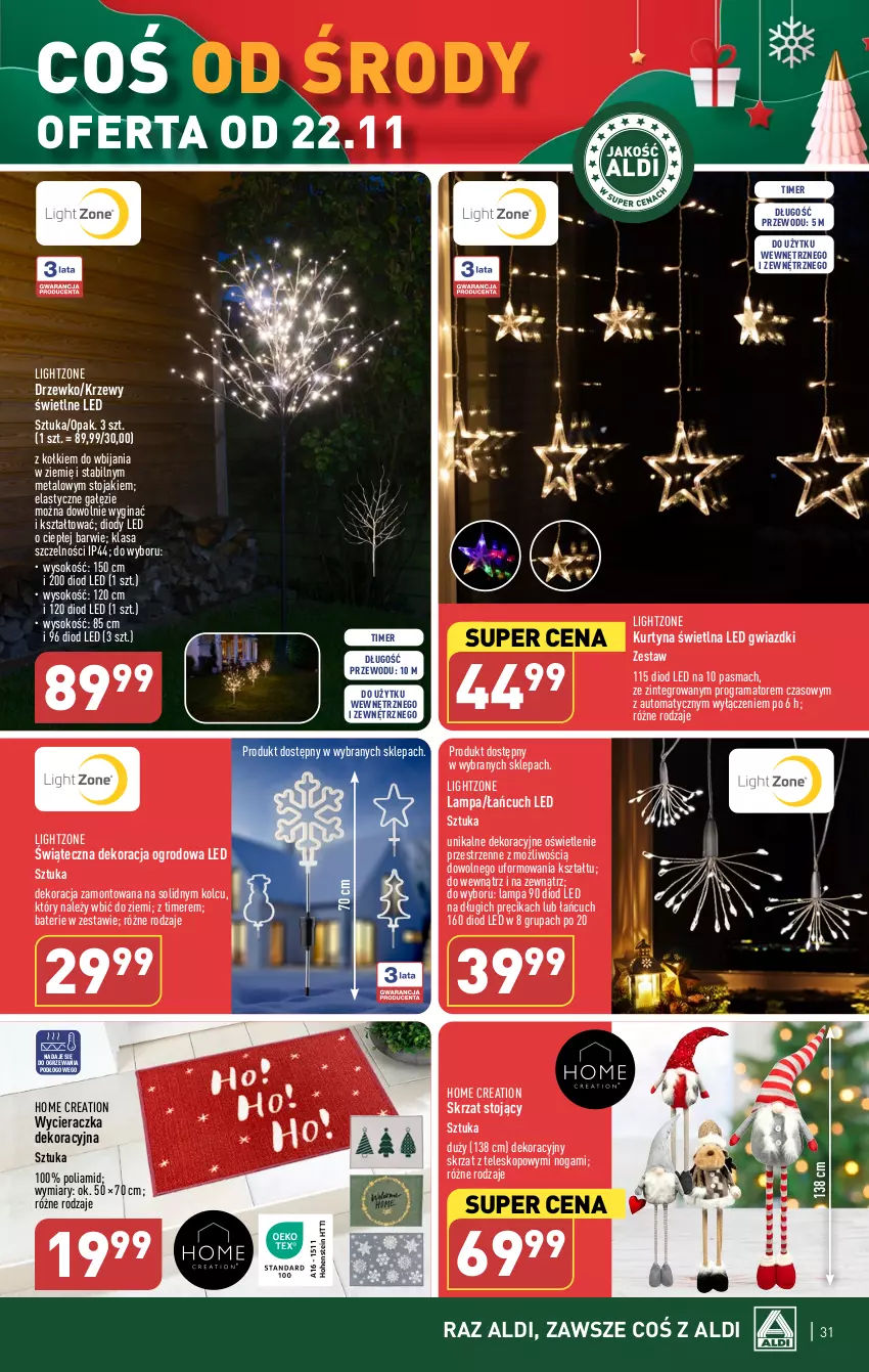 Gazetka promocyjna Aldi - Pełna oferta - ważna 20.11 do 25.11.2023 - strona 31 - produkty: Gin, Gra, Lampa, Rama, Skrzat, Sok, Stojak, Teleskop, Wycieraczka