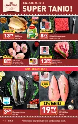 Gazetka promocyjna Aldi - Pełna oferta - Gazetka - ważna od 25.11 do 25.11.2023 - strona 8 - produkty: Kurczak, Mięso mielone, Pstrąg tęczowy, Mięso z uda kurczaka, Mięsne specjały, Filet z piersi indyka, Pstrąg, Mięso