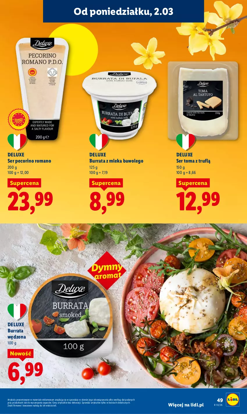 Gazetka promocyjna Lidl - Oferta ważna od 2.03 do 4.03 - ważna 02.03 do 04.03.2026 - strona 49 - produkty: Burrata, LEGO, Pecorino, Ser