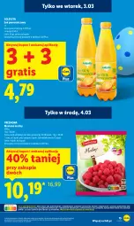 Gazetka promocyjna Lidl - Oferta ważna od 2.03 do 4.03 - Gazetka - ważna od 04.03 do 04.03.2026 - strona 15 - produkty: Sok pomarańczowy, Sok, Gra, Maliny